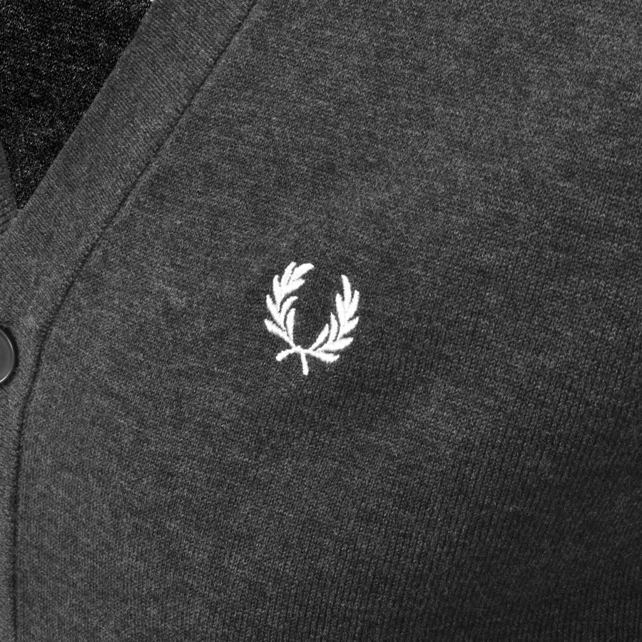 Alternative Image for ProductFred Perry Classic Knit Cardigan Grey3
